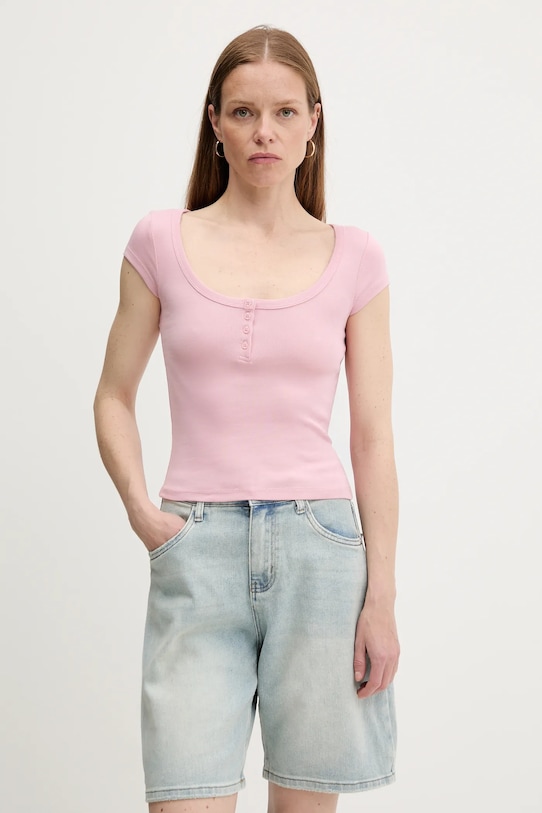 

Футболка Answear.Lab, розовый