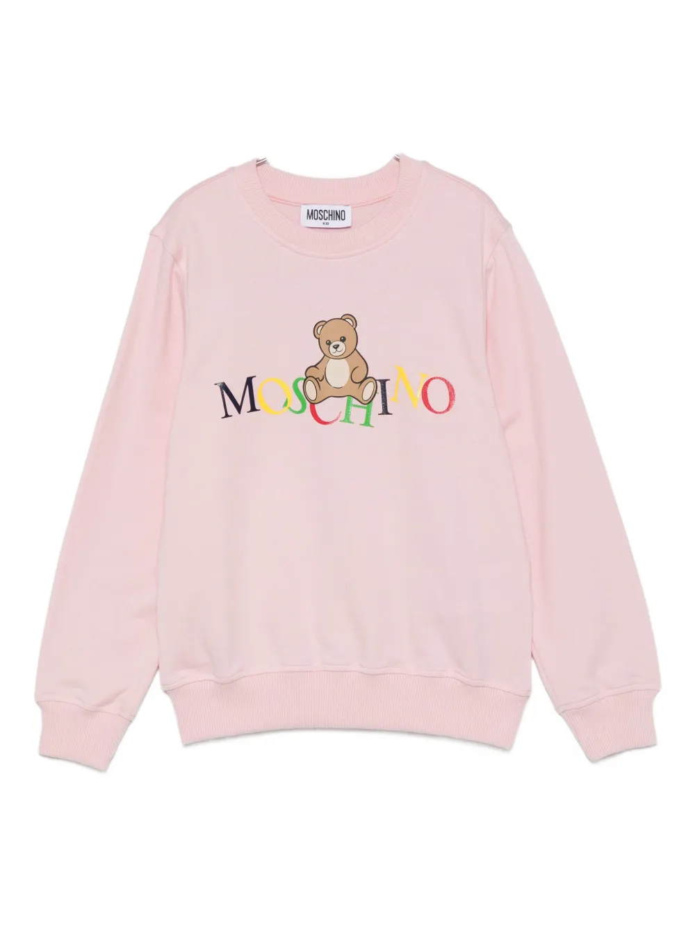

Толстовка с принтом Тедди Moschino Kids, розовый
