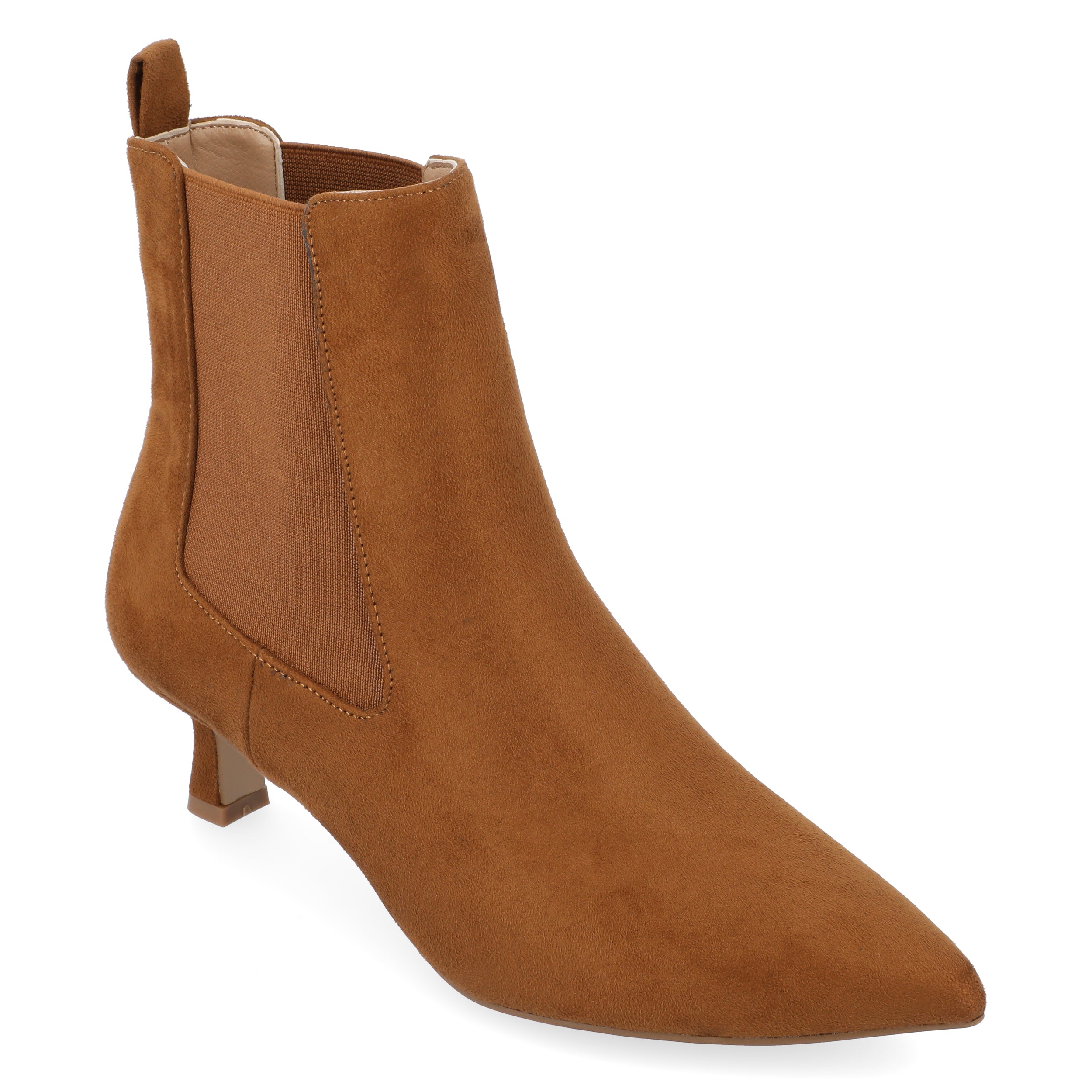 Journee Collection Женские сапоги-чулки Tru Comfort Foam широкой полноты Tenlee, Cognac