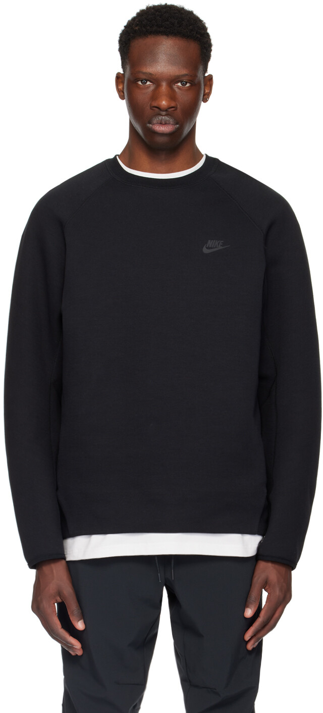 

Черная толстовка с принтом Nike