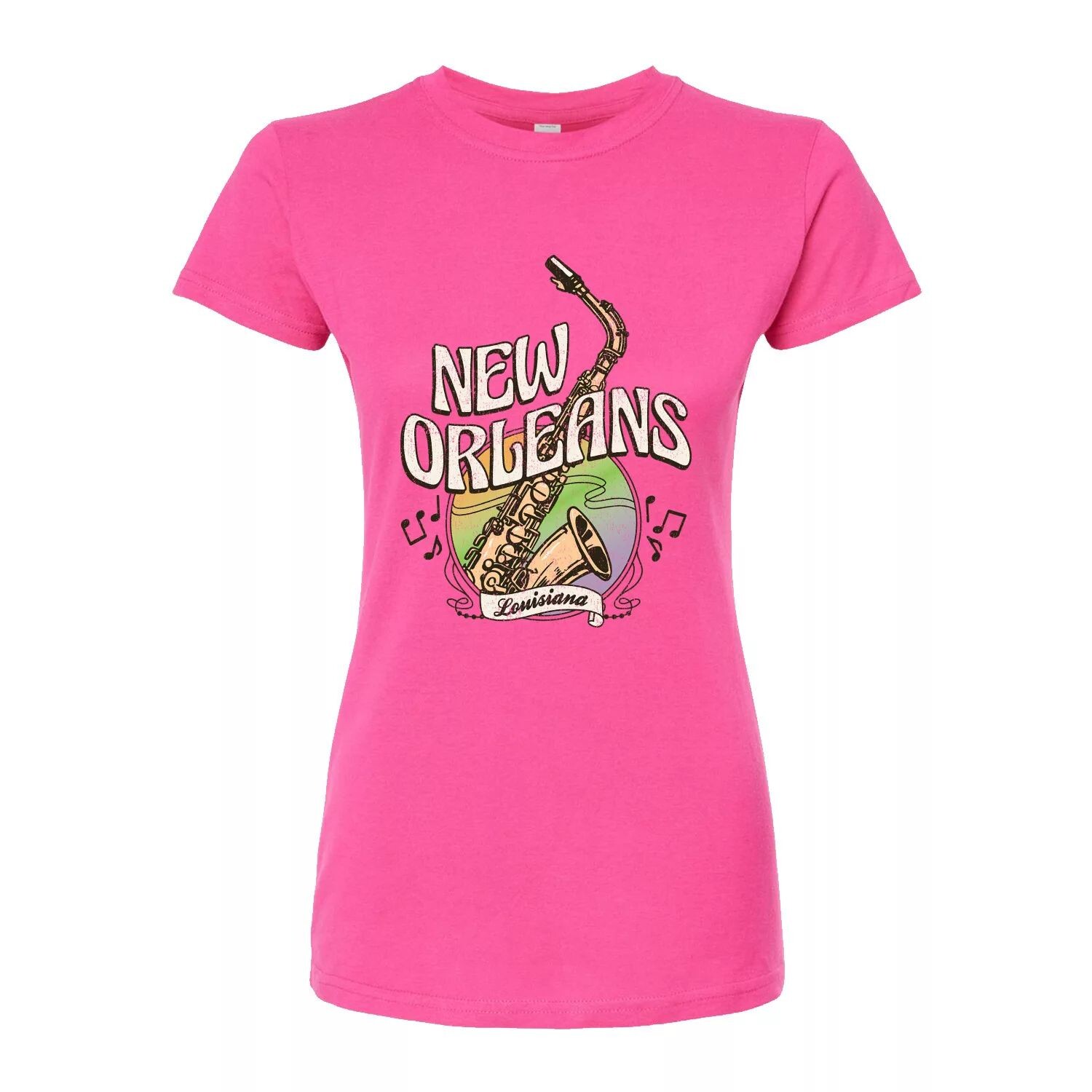 

Футболка с графическим рисунком New Orleans для юниоров Licensed Character, розовый