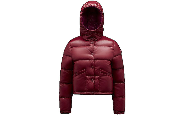 

Пуховик женский красный Moncler