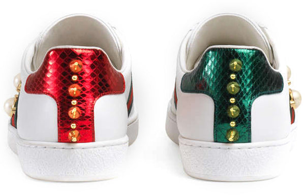 Кроссовки ace studded Gucci, белый — фото 4