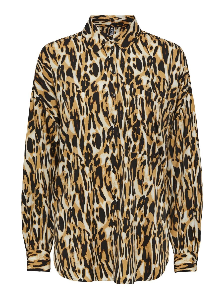 

Блуза PIECES Curve Blouse Josi, коричневый