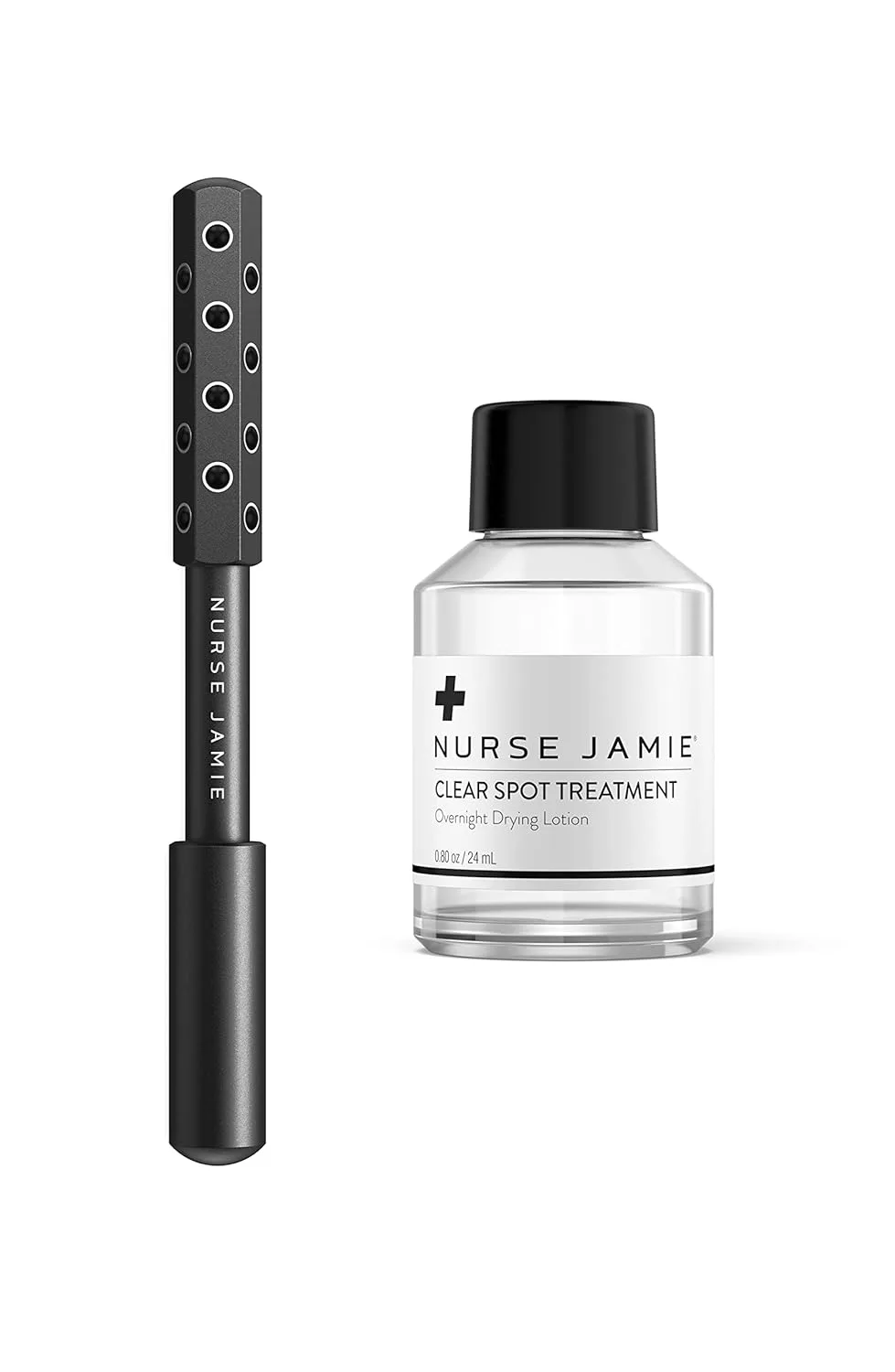 Средство для точечного нанесения Nurse Jamie Clear Spot Treatment - ​​быстродействующее средство для точечного нанесения на ночь, содержащее салициловую кислоту, гликолевую кислоту и серу.