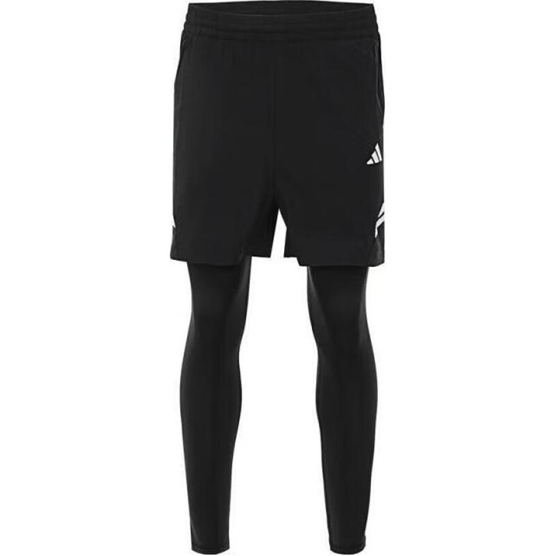 

Adidas Черные вязаные спортивные штаны для подростков