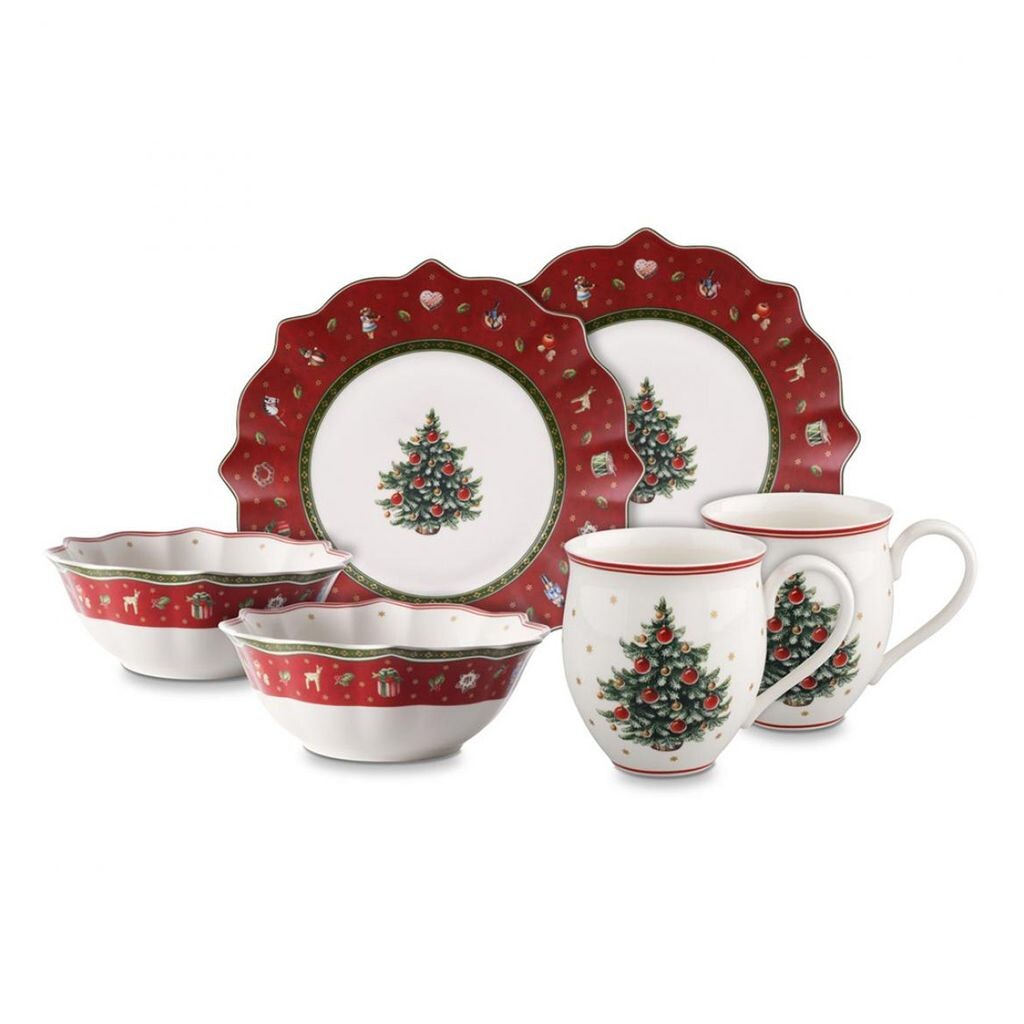 

Набор для завтрака Villeroy & Boch Toy's Delight красный, белый