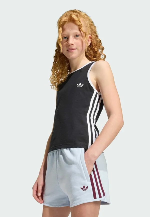 Полосатые спортивные штаны для спринтера Adidas Originals, Crystal Sky — фото 3
