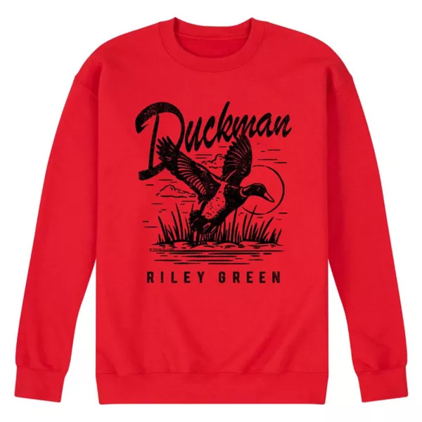 

Мужская утепленная толстовка Riley Green Duckman Licensed Character, красный
