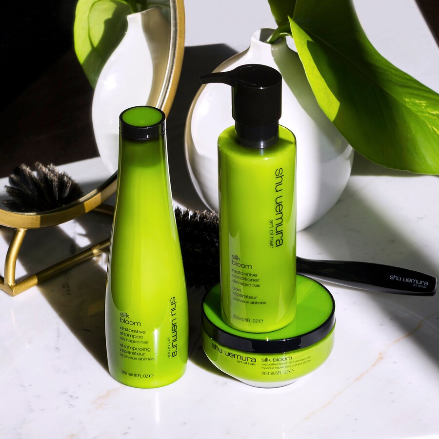 Маска для волос Silk Bloom Treatment для поврежденных волос shu uemura, 6 oz/177 mL — фото 3
