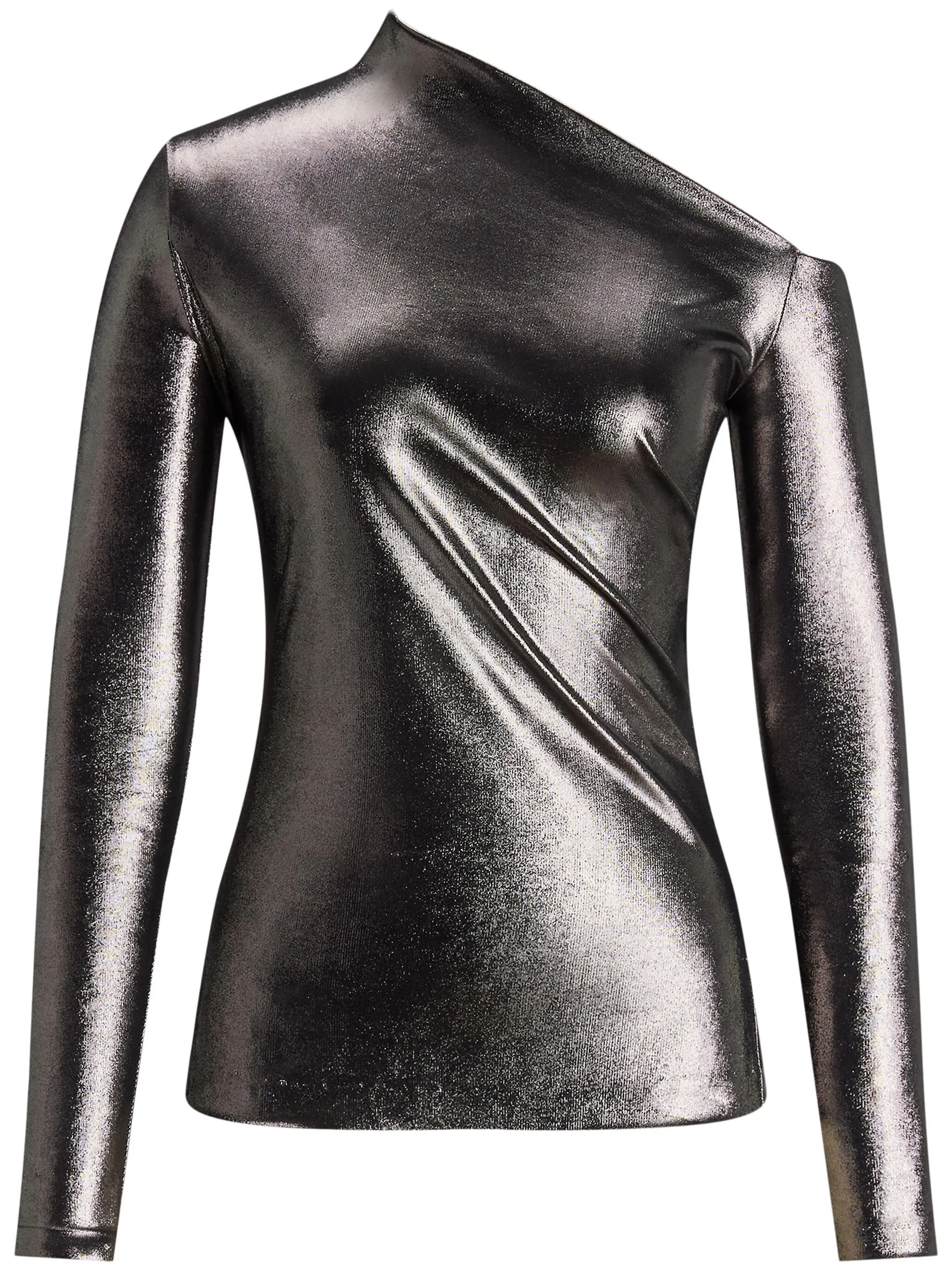 

Топ с открытыми плечами Ralph Lauren Collection, серебристый