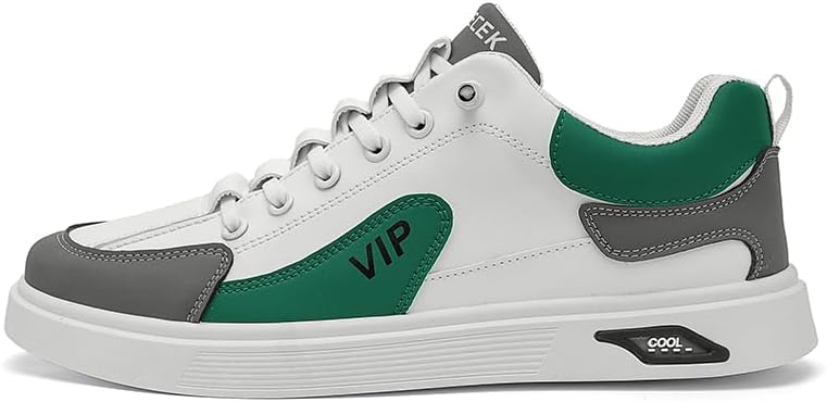 

Мужские модные кроссовки, удобные повседневные кеды для скейтборда и ходьбы, шнуровка, модные текстильные кроссовки Yebonsho, зеленый