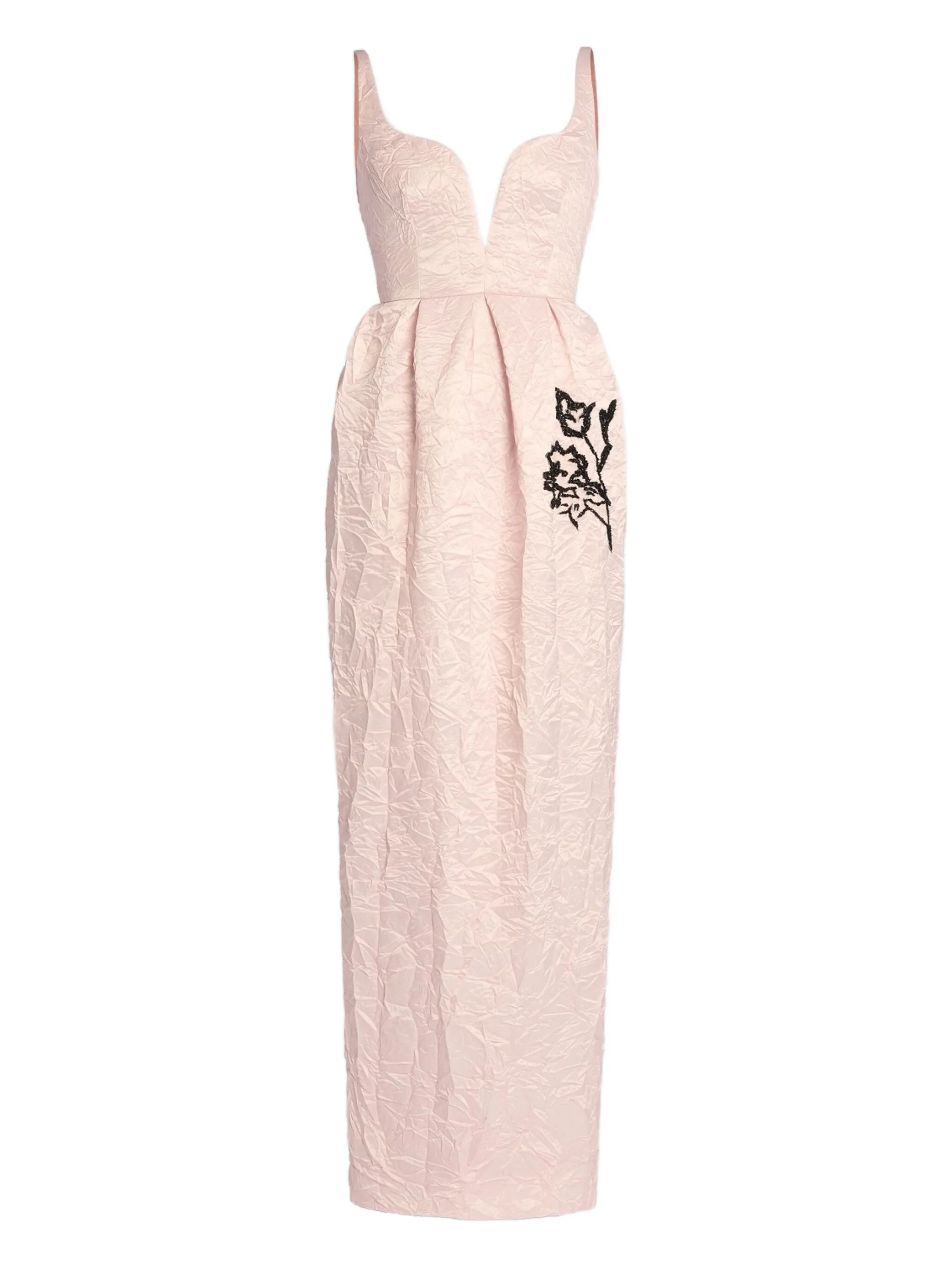 

Вечернее платье с вышивкой Erdem, розовый