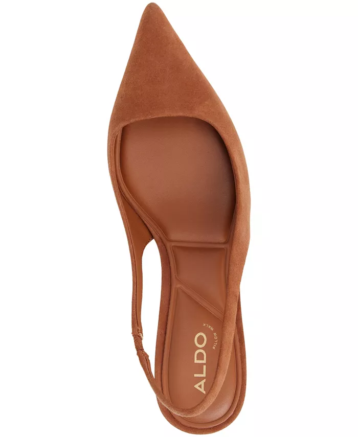 Женские туфли Leane на каблуке с ремешком на пятке ALDO, коричневый — фото 4