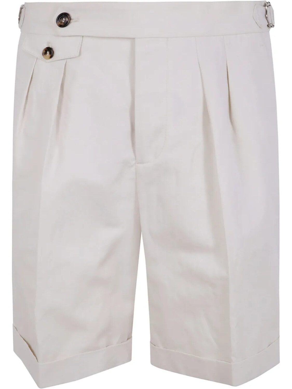 

Brunello Cucinelli шорты-бермуды со складками, белый