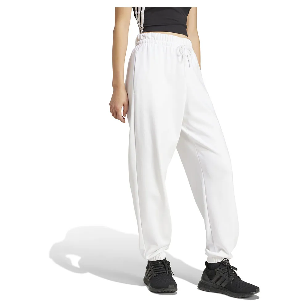 Джоггеры adidas Essentials Small Logo French Terry Cuffed, белый — фото 4