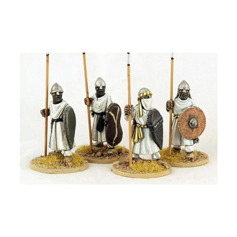 

Нубийские копейщики – стоя, Gripping Beast Miniatures - The Moors (28mm)