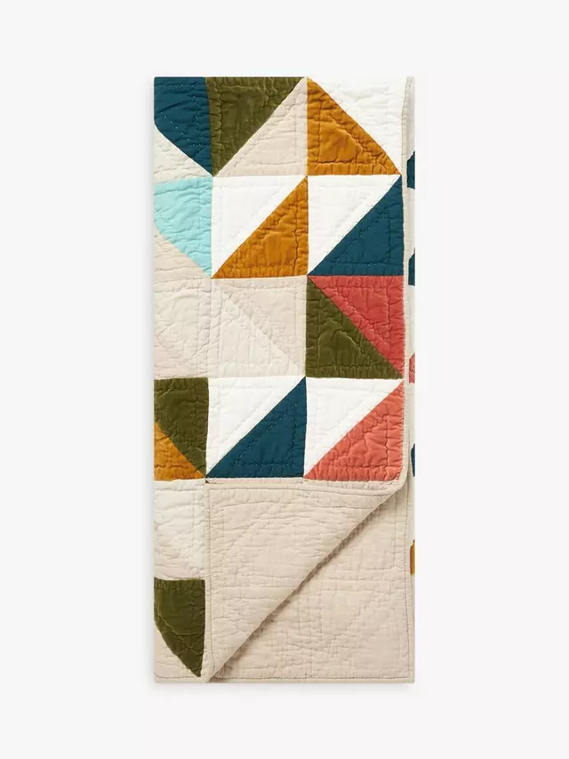 

Покрывало John Lewis Colourful Patchwork Quilted, разноцветный