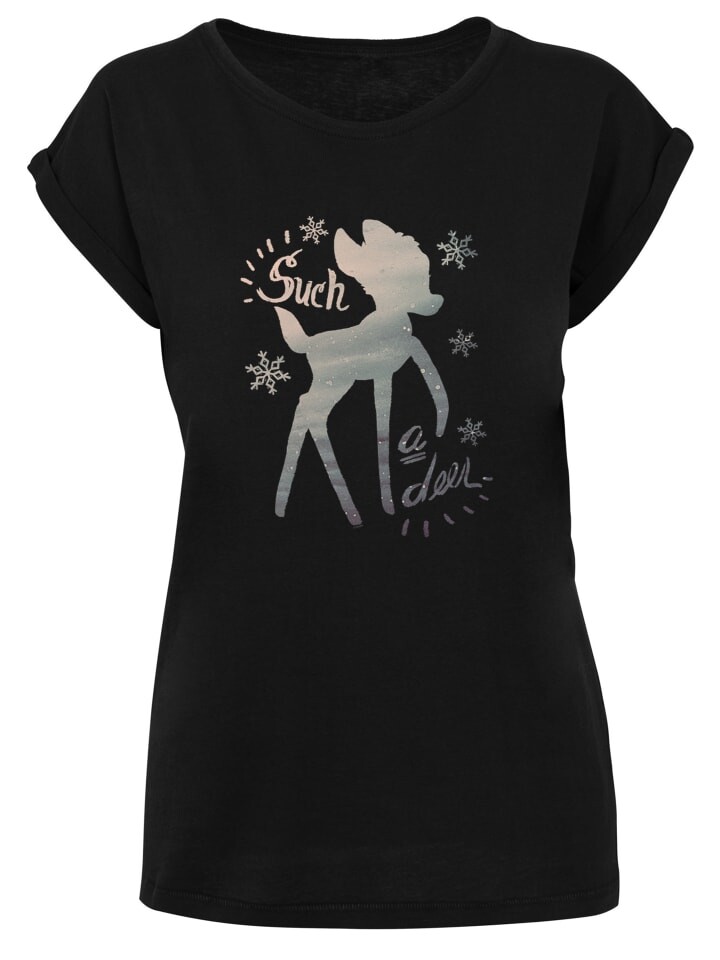 

Футболка F4NT4STIC Bambi Winter Deer BLK, черный