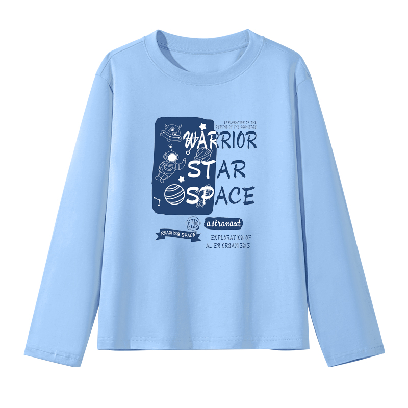 

Футболка для детей Crew Neck Moderate WARRIOR, синий/h space letter