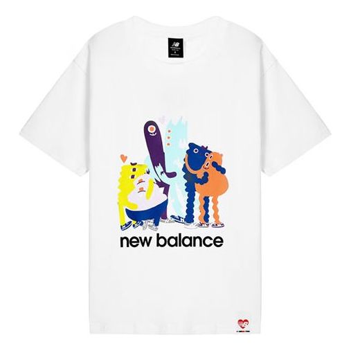 

Футболка New Balance Unisex Printing Knitting Tee White, белый