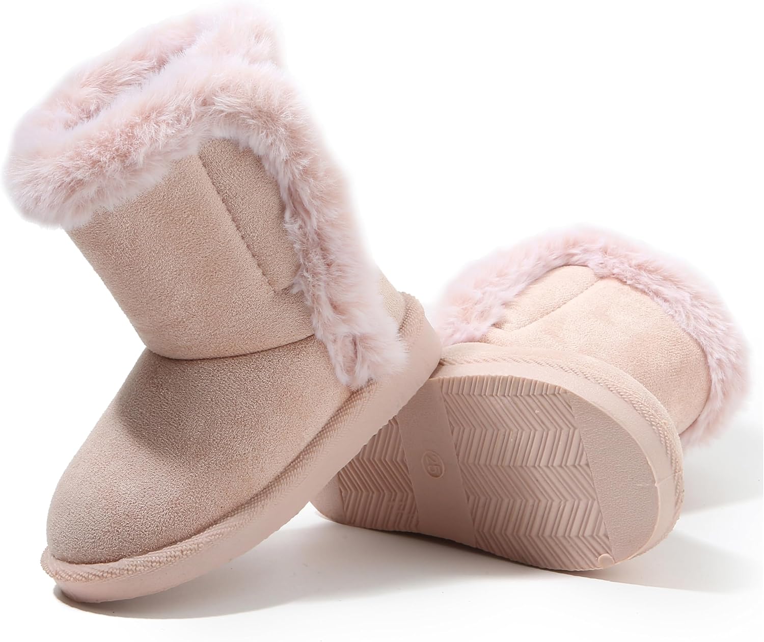 

Детские зимние сапоги Femizee для девочек и мальчиков, теплые зимние уличные снежные ботинки (для малышей/маленьких детей), 1966 Pink