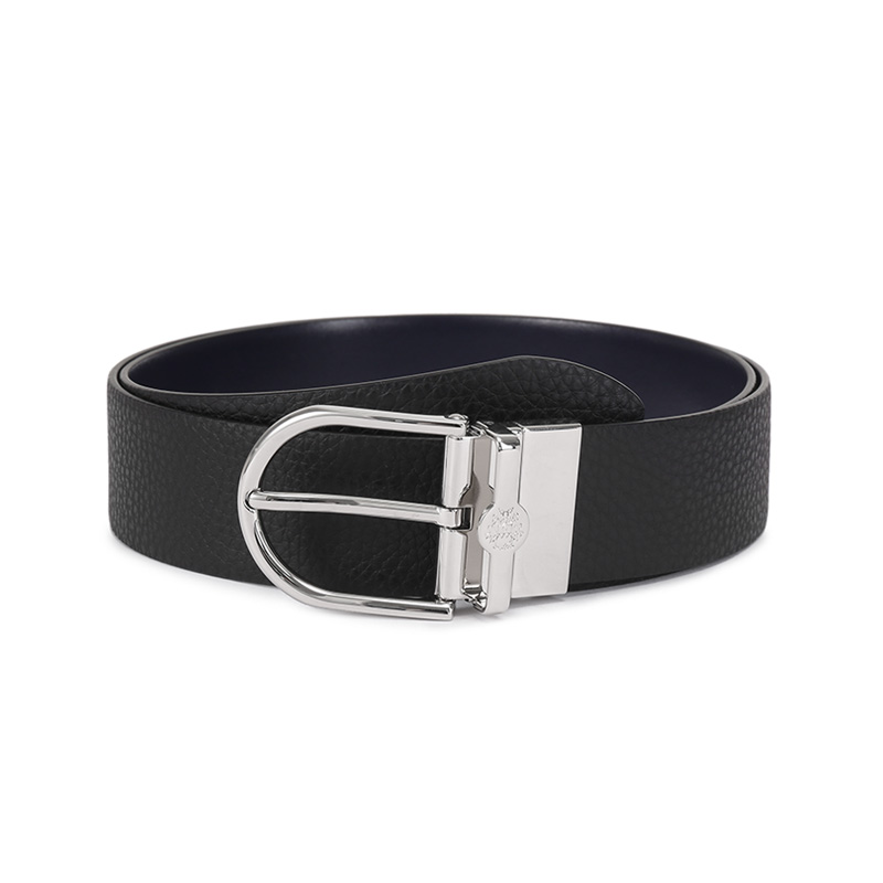 

BALLY Кожаный мужской ремень черный 3 5 см, Black