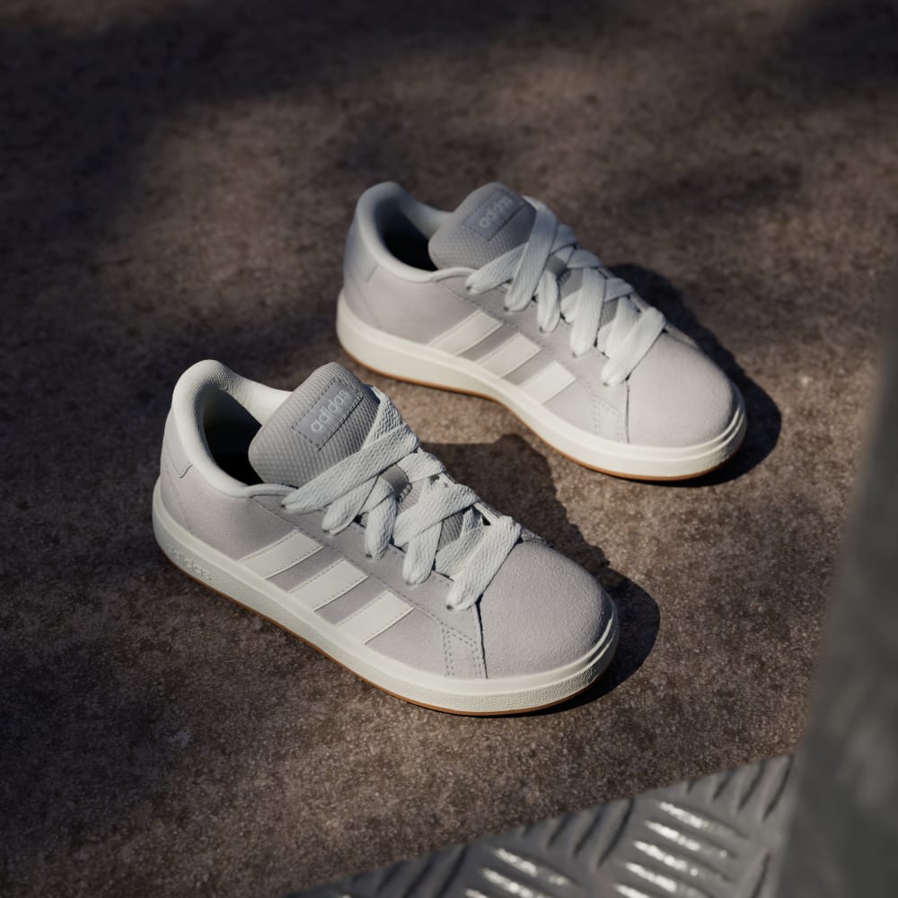 Кроссовки Adidas Grand Court 00s Shoes Kids, цвет Grey Two/Off White/Gum — фото 4