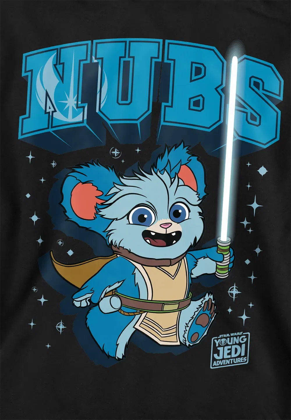 Детская худи Star Wars с принтом Nubs, Disney, черный — фото 2