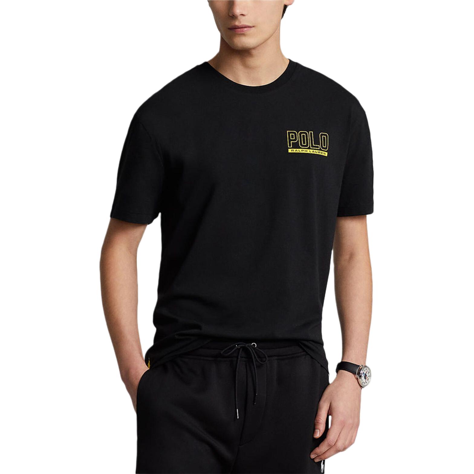 Футболка SS23 мужская черная Polo Ralph Lauren — фото 4