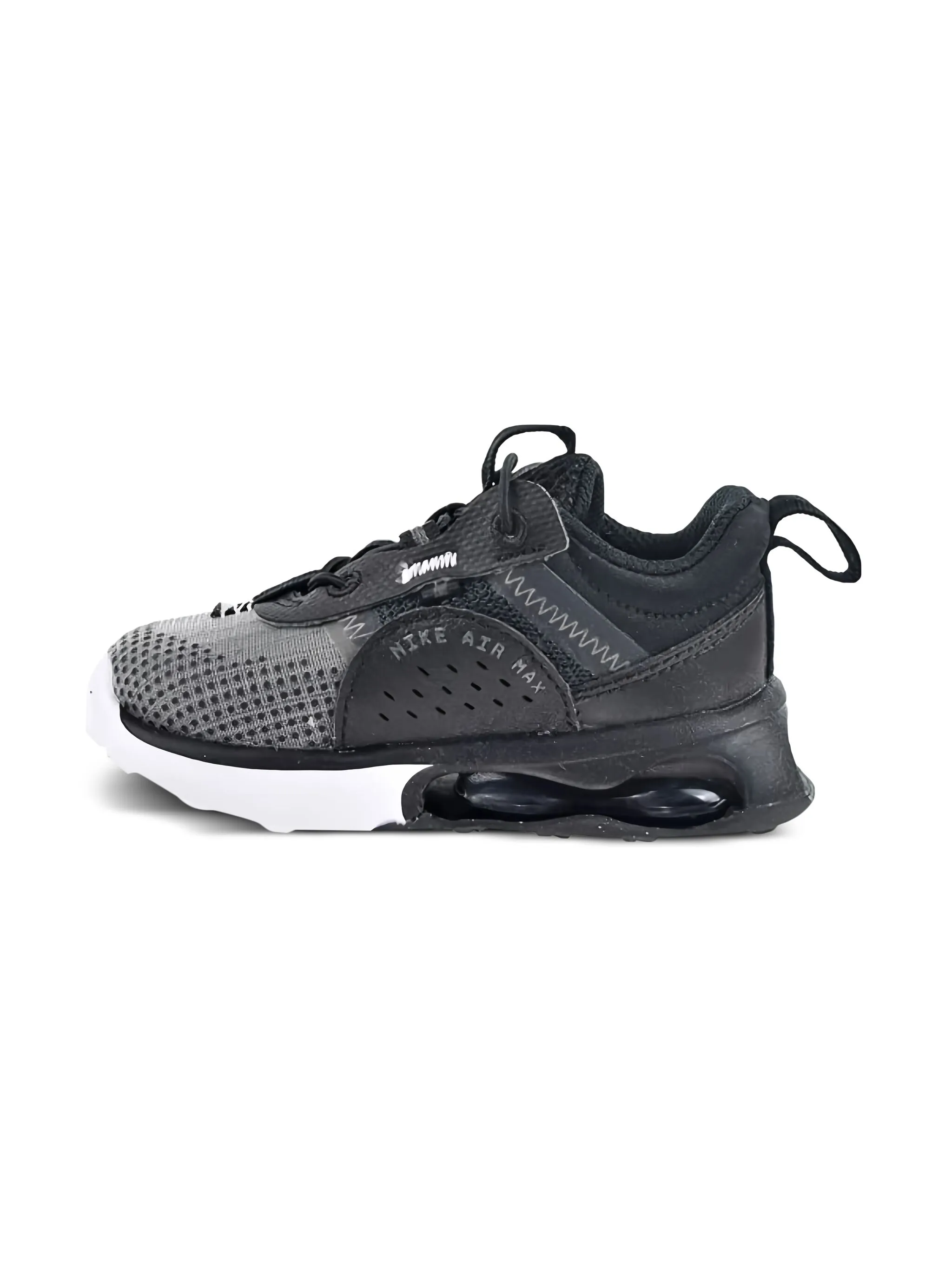 Кроссовки Air Max 2021 Black/White Nike Kids, серый — фото 3