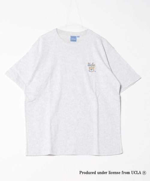 

Футболка с коротким рукавом, вышитая UCLA, белая