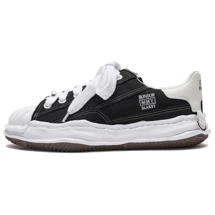 

MIHARA YASUHIRO Кроссовки для скейтбординга Bonbom x Low Top, мужские, черно-белые