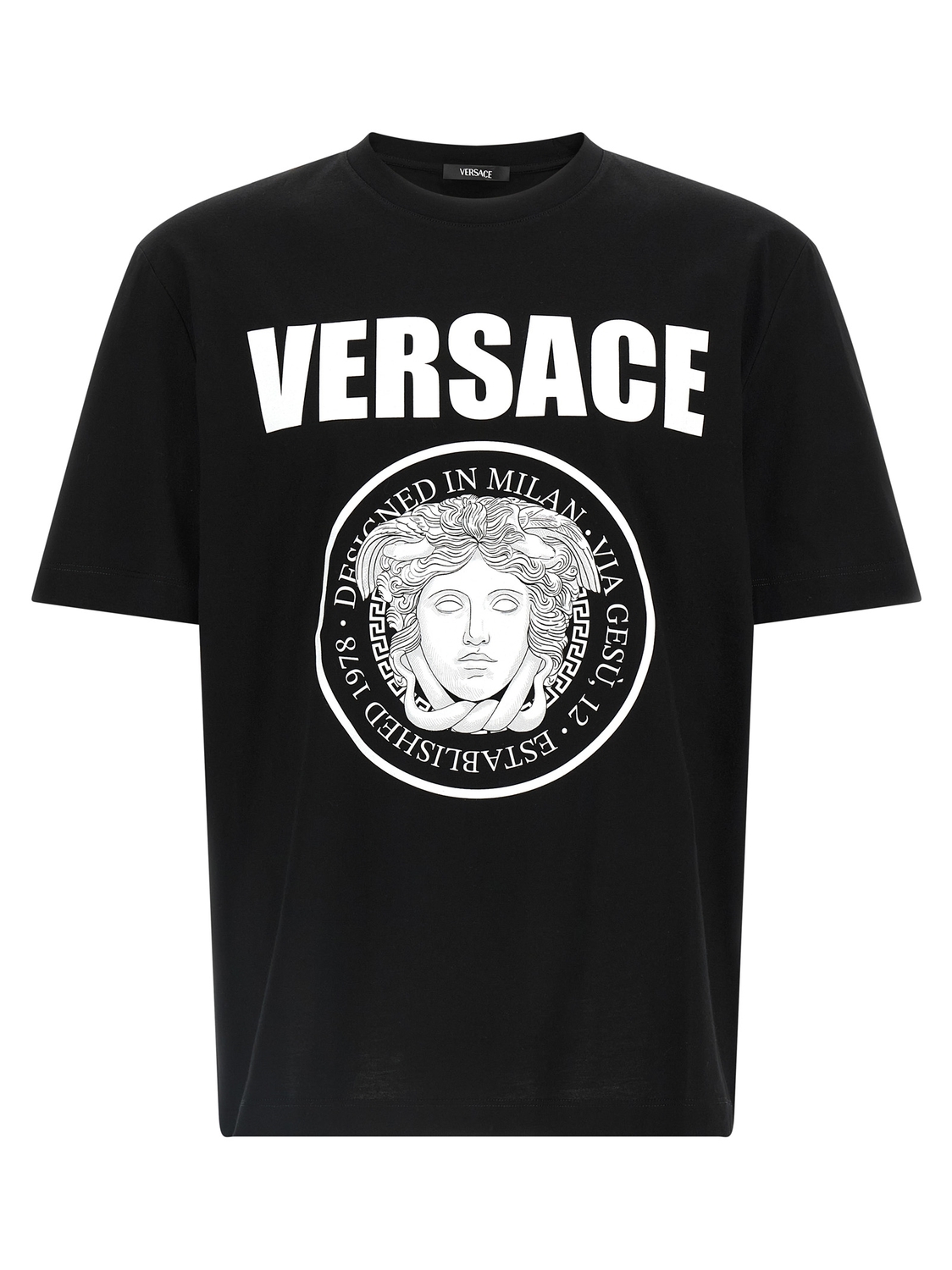 

Футболка «Medusa Rock» VERSACE, белый/черный