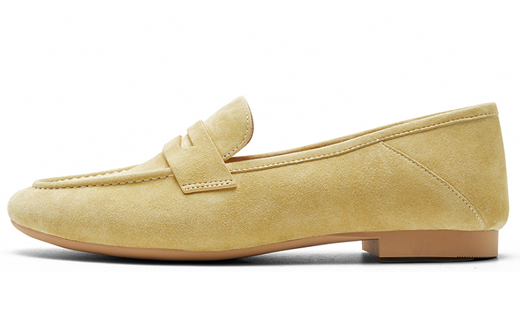 Женские лоферы черные/зеленые/желтые/абрикосовые/розовые NINE WEST
