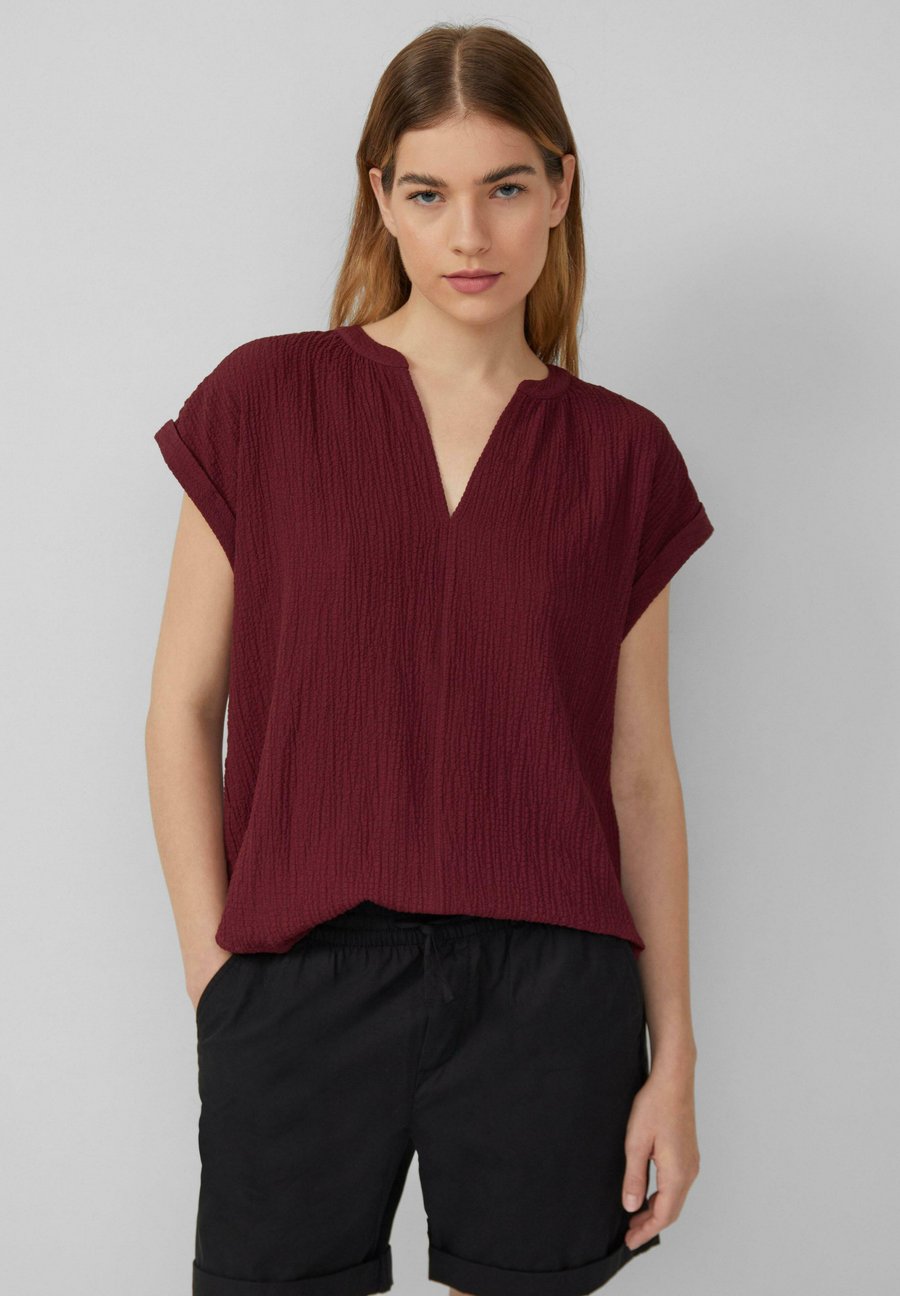 

Блуза s.Oliver STRUKTURIERTE, Bordeaux/Dark Red