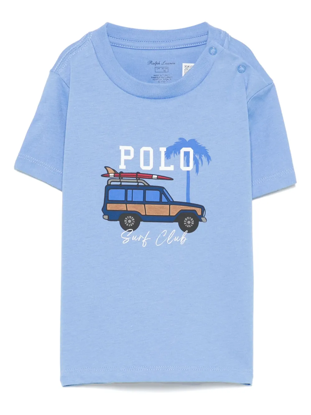 

Футболка с логотипом POLO RALPH LAUREN KIDS, синий