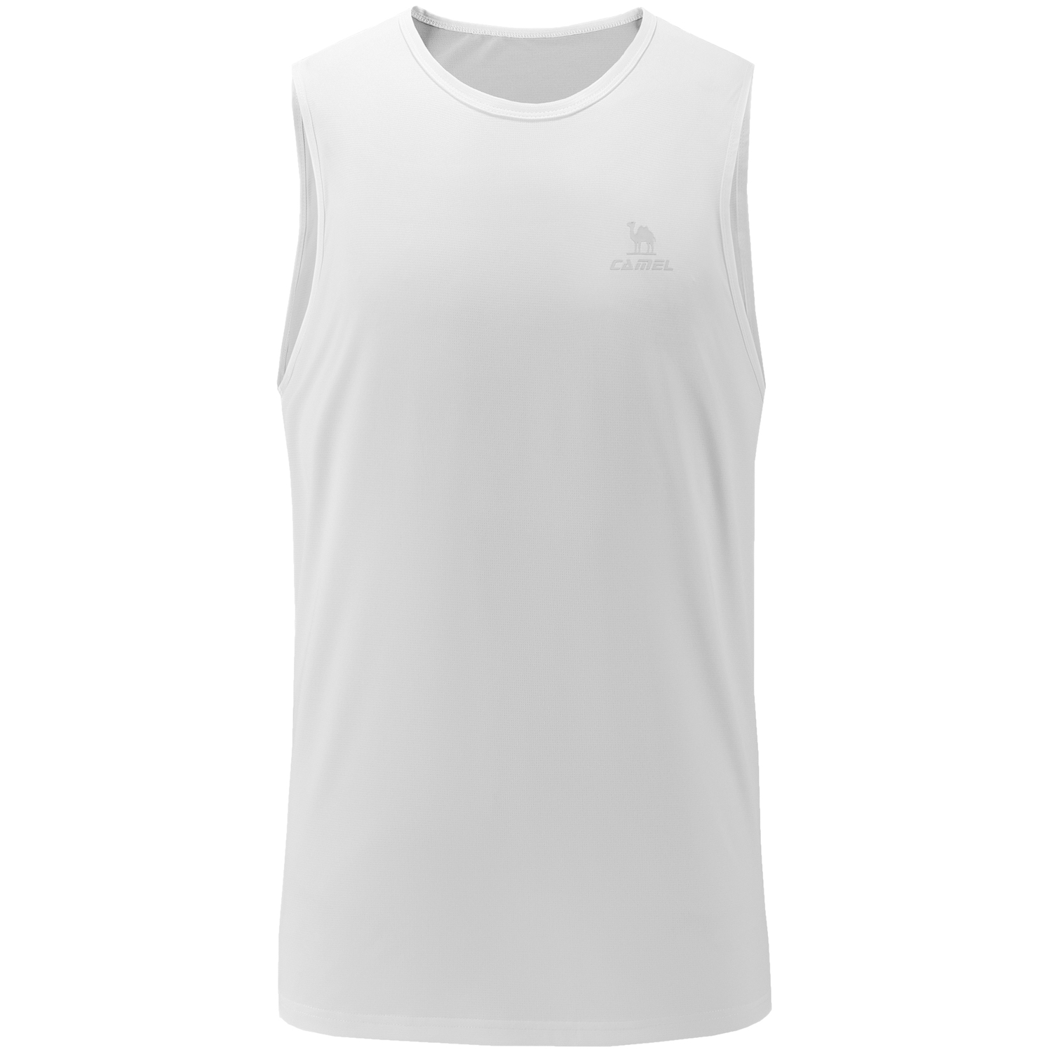 

Баскетбольная майка мужская Moderate Straight Fit CAMEL, jade белый/space серый