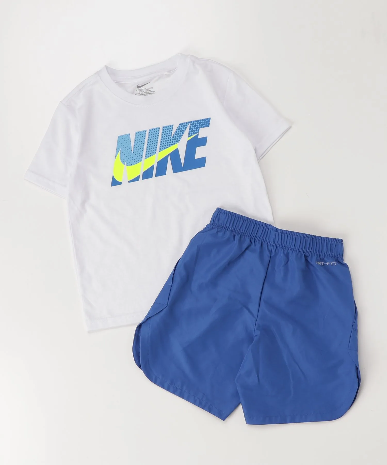 Детский комплект Nike NKB B NK Woven Short Set белый