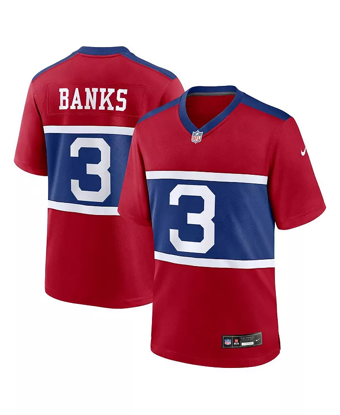 

Мужская игровая альтернативная джерси Deonte Banks Century New York Giants Nike, красный