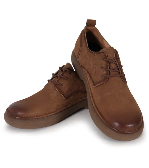 Мужские и женские лоферы BUTTON SEOUL Gradient Leather Loafer Classic (Brown) — фото 2