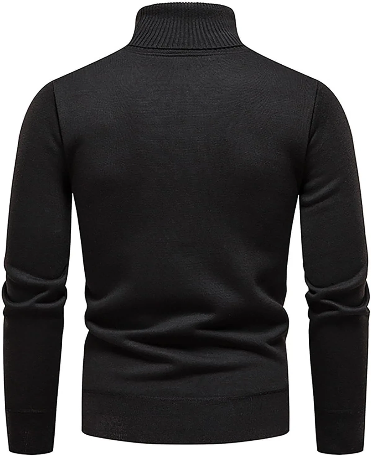 Мужской свитер-водолазка Basic Slim Fit — фото 4