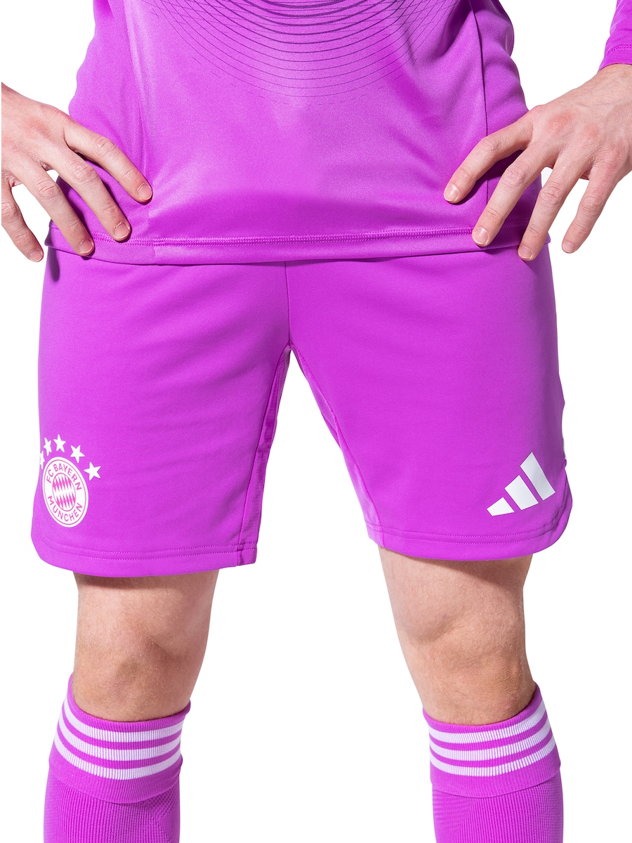 Обычные спортивные штаны ADIDAS PERFORMANCE FC Bayern Torwart 25-26, фиолетовый — фото 4
