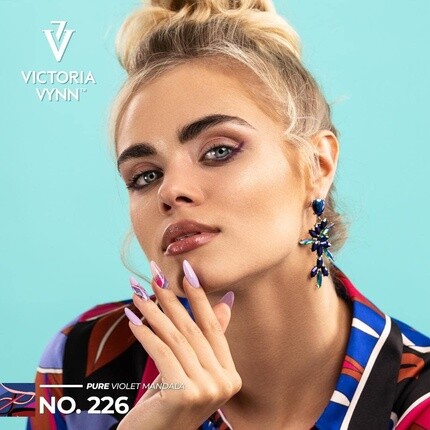 VICTORIA VYNN Pure Creamy Hybrid 226 ФИОЛЕТОВАЯ МАНДАЛА 8 мл — фото 3