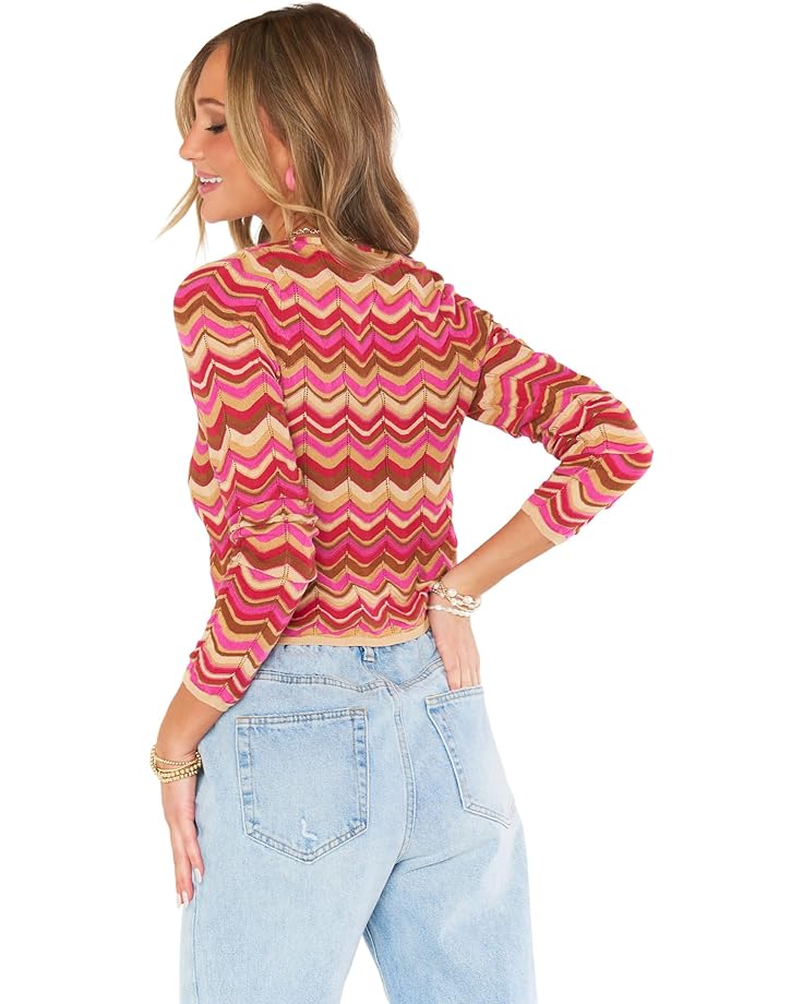 

Свитер Show Me Your Mumu Coza Cardi Top, цвет Horizon Stripe Knit