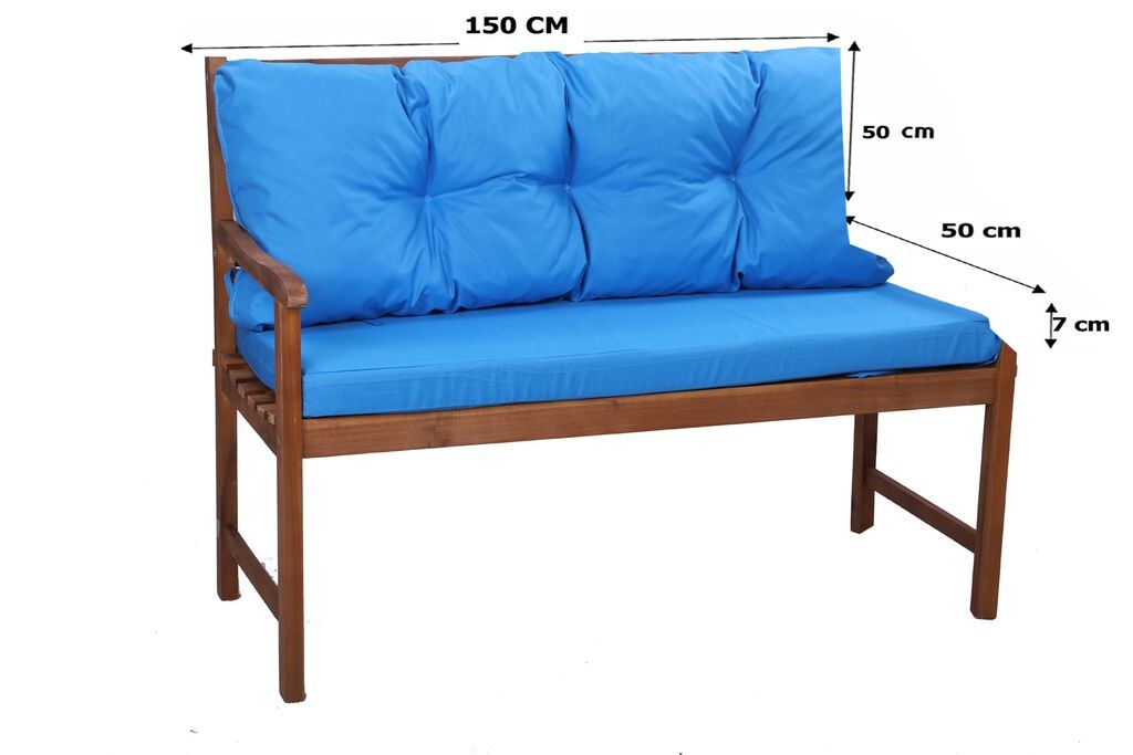 

Подушка на сиденье скамейки 150 х 50 х 50 темно-синий | Подушка сиденья подушка скамейки | Подушка для садовой скамейки | Голливудская подушка для качелей | Подушки сидений и спинки | Подушка для скамейки | Сетгарден Setgarden