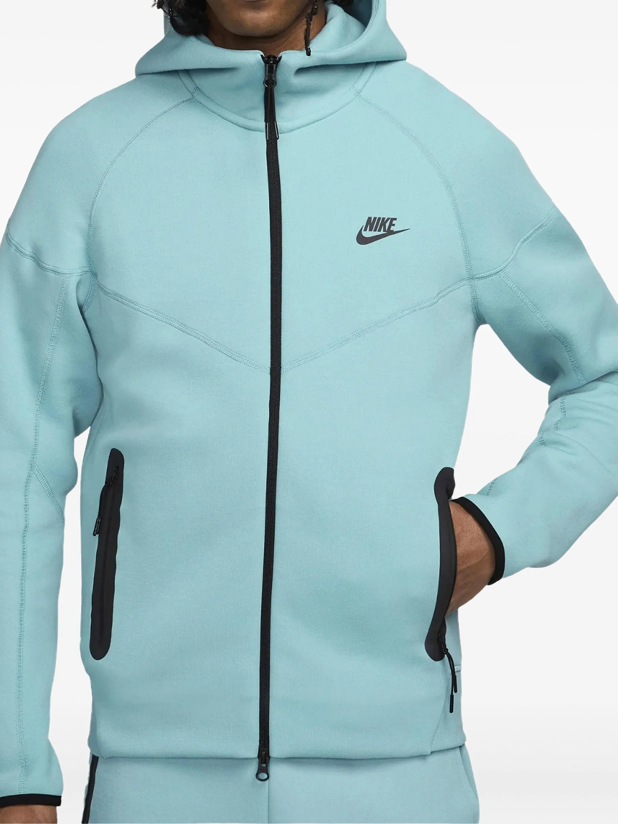 

Худи Tech Fleece на молнии Nike, синий
