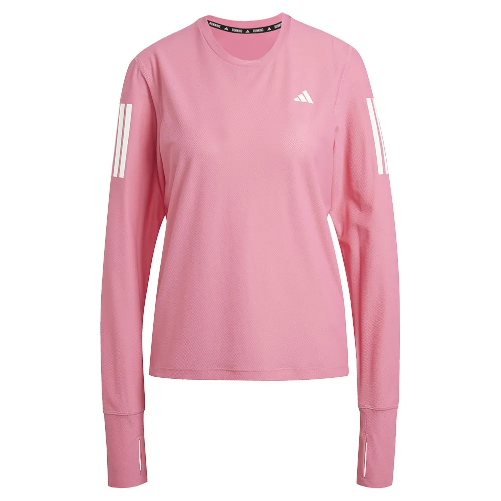 

Лонгслив adidas Own The Run, розовый