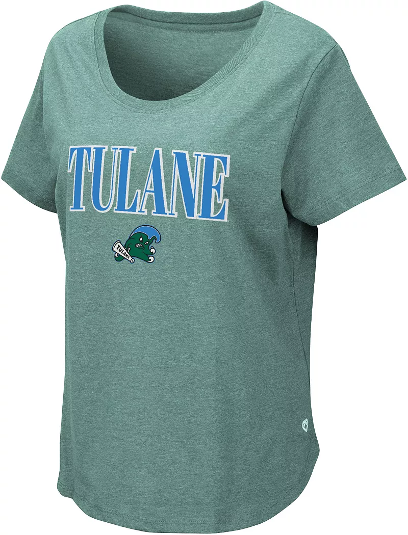 

Женская футболка Colosseum Tulane Green Wave Green