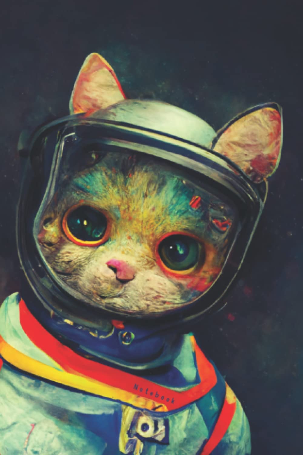 

Space cat. Wide ruled papier notebook.: 100-page wide ruled notebook to school, university, collage. Very aesthetic (Independently published)